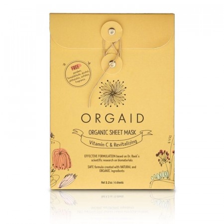 ORGAID Vitamin C & Revitalizing Organic Sheet Mask Box (4 stk.)